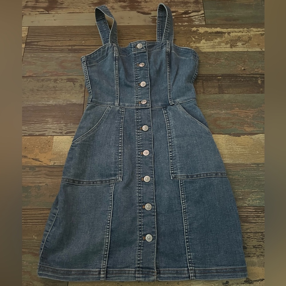 H&M Blue Denim Mini Dress